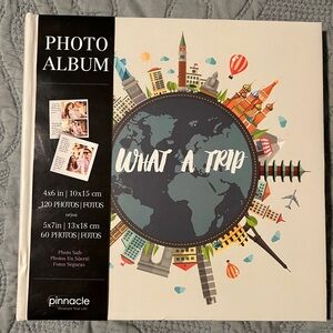 Pinnacle Colorful Travel-Themed Photo Album